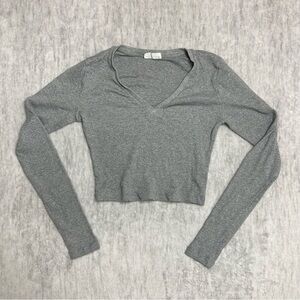 Ribbed Long Sleeve Shirt